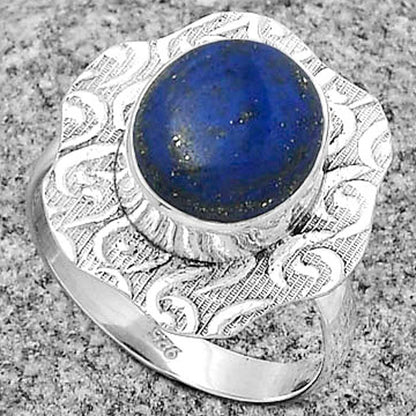 Natural Lapis - Afghanistan Ring size-7 R-1090 SDR179710