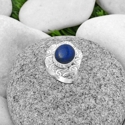 Natural Lapis - Afghanistan Ring size-7 R-1090 SDR179710