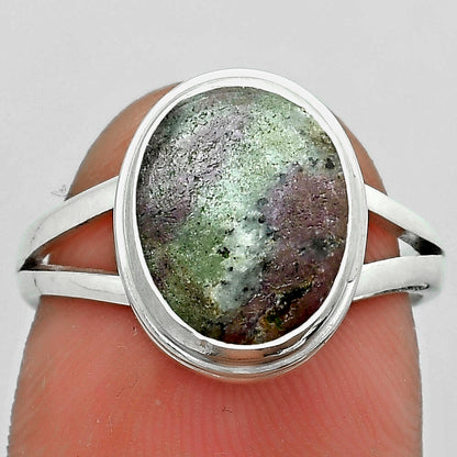 Natural Ruby-Zoisite - Africa Ring size-7 R-1008 SDR179916