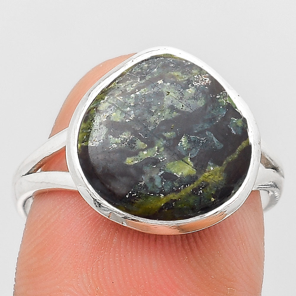 Dragon Blood Stone - South Africa Ring size-8.5 R-1008 SDR180167