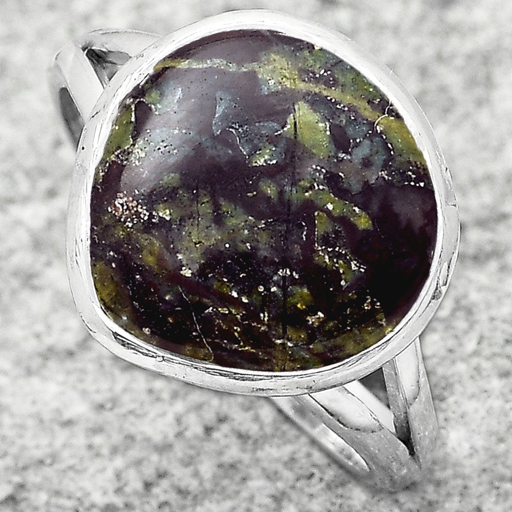 Dragon Blood Stone - South Africa Ring size-8.5 R-1008 SDR180167