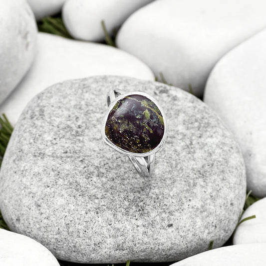 Dragon Blood Stone - South Africa Ring size-8.5 R-1008 SDR180167