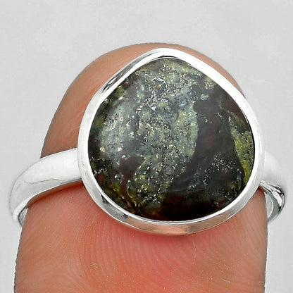 Dragon Blood Stone - South Africa Ring size-8.5 R-1007 SDR180197