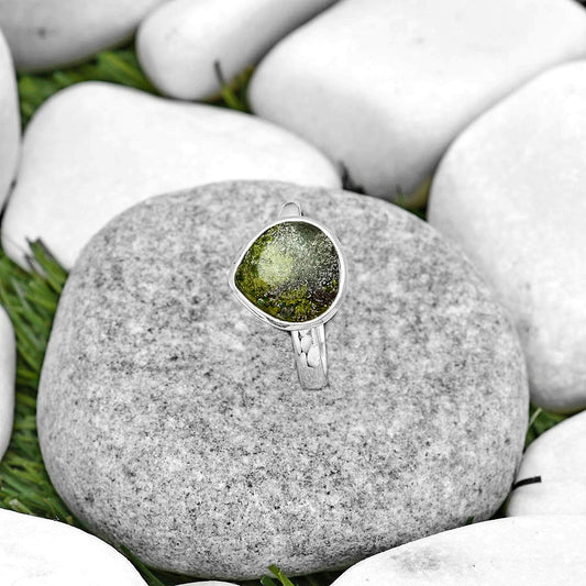 Dragon Blood Stone - South Africa Ring size-8.5 R-1007 SDR180284