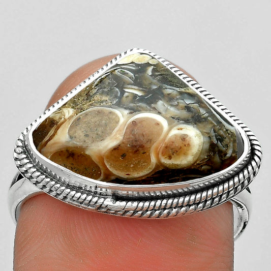 Natural Turtella Jasper - USA Ring size-8.5 R-1009 SDR180309