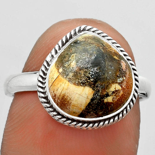 Natural Tabu Jasper Ring size-8 R-1009 SDR180347