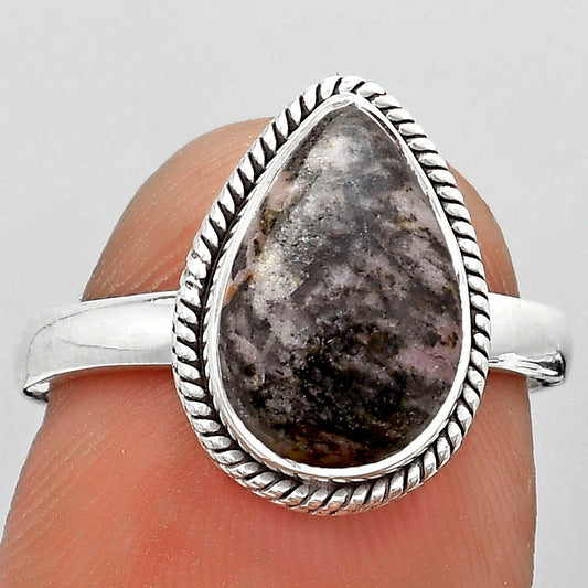 Natural Rhodonite Ring size-7 R-1009 SDR180356