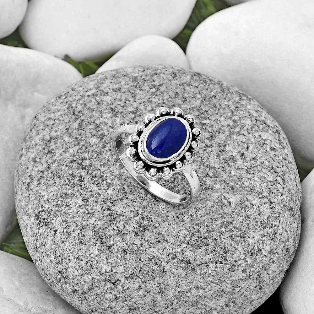 Natural Lapis - Afghanistan Ring size-8.5 R-1124 SDR180574