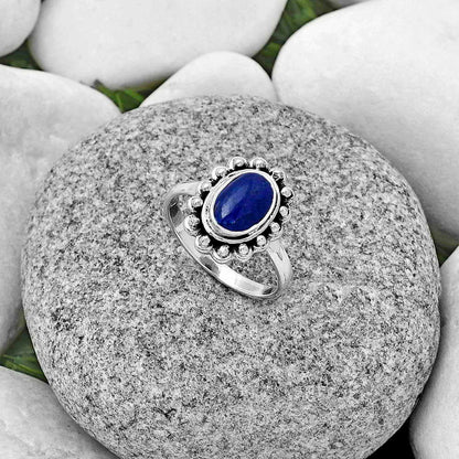 Natural Lapis - Afghanistan Ring size-8.5 R-1124 SDR180574