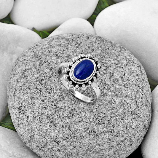 Natural Lapis - Afghanistan Ring size-8.5 R-1124 SDR180574