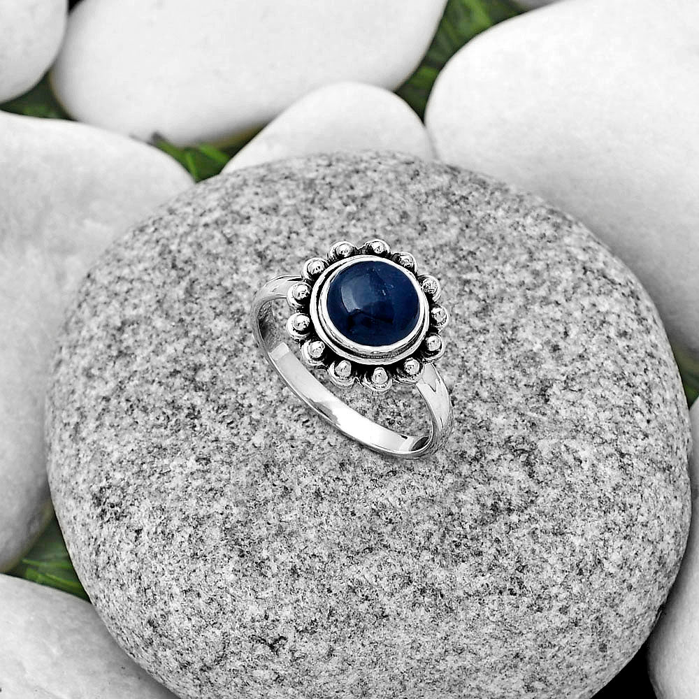 Blue Fire Labradorite - Madagascar Ring size-9 R-1124 SDR180611