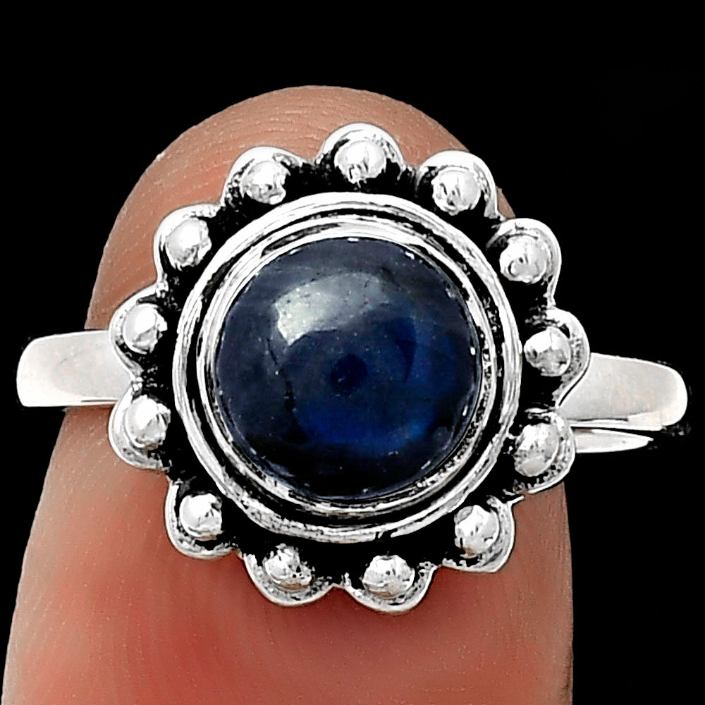 Blue Fire Labradorite - Madagascar Ring size-8 R-1124 SDR180612