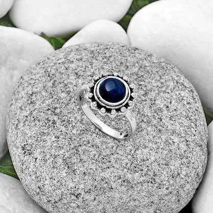 Blue Fire Labradorite - Madagascar Ring size-8 R-1124 SDR180612