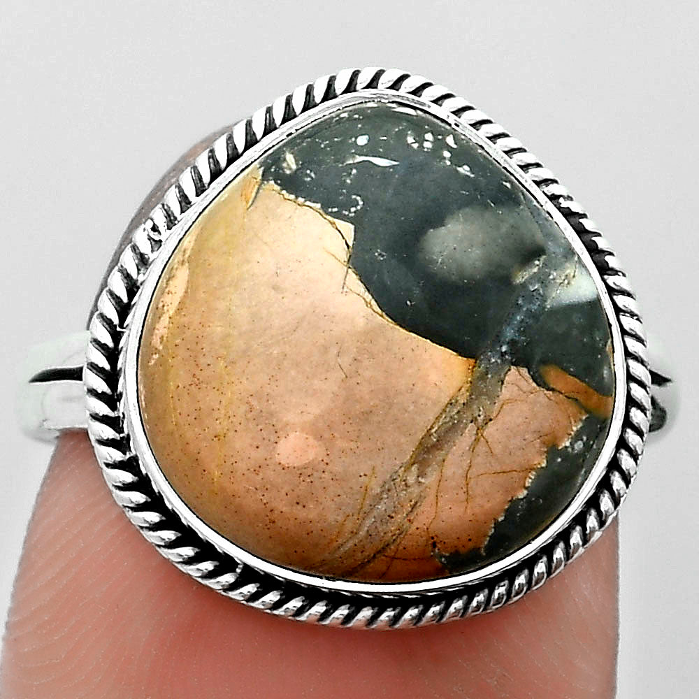 Natural Maligano Jasper - Indonesia Ring size-8 R-1010 SDR180863