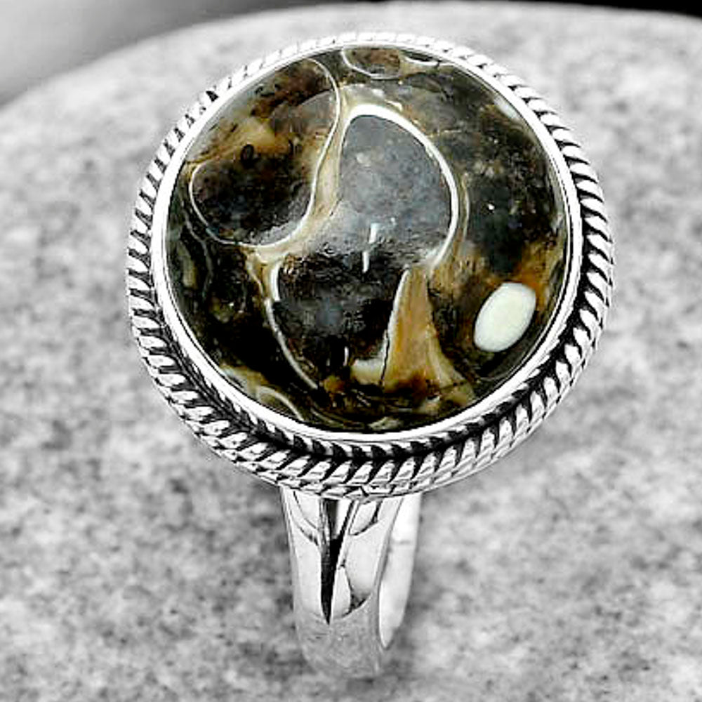 Natural Turtella Jasper - USA Ring size-7 R-1010 SDR180866