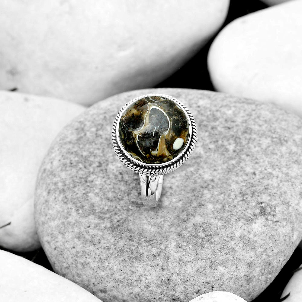 Natural Turtella Jasper - USA Ring size-7 R-1010 SDR180866