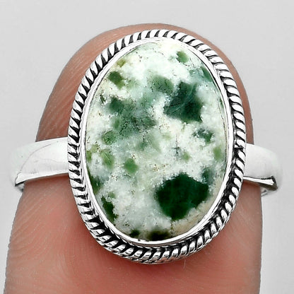 Natural Dioptase Ring size-8 R-1009 SDR180881