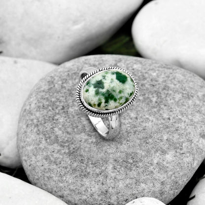 Natural Dioptase Ring size-8 R-1009 SDR180881