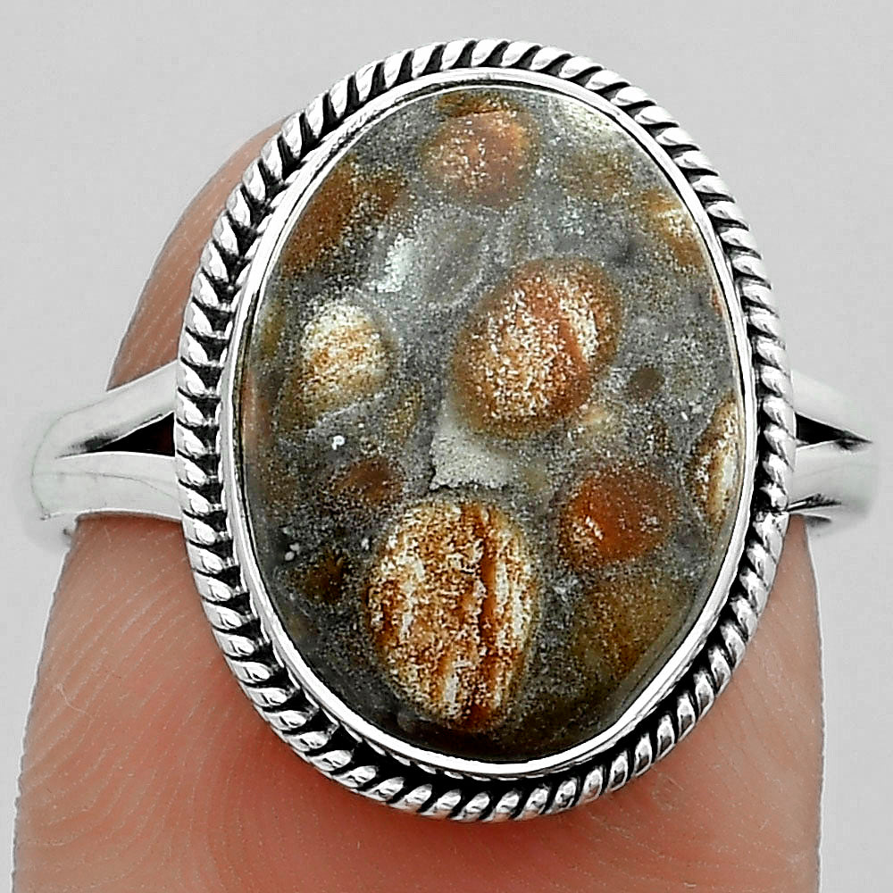 Natural Tabu Jasper Ring size-8 R-1010 SDR180908