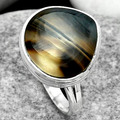 Natural Montana Agate - USA Ring size-8 R-1007 SDR180975