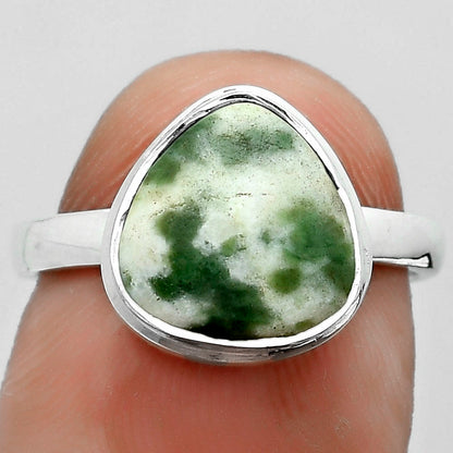 Natural Dioptase Ring size-7 R-1007 SDR180978