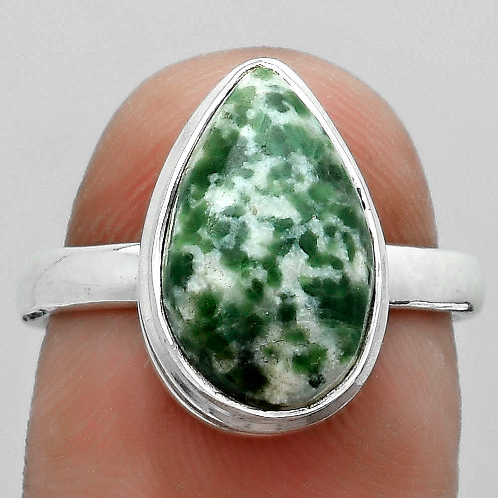 Natural Dioptase Ring size-8 R-1007 SDR181055