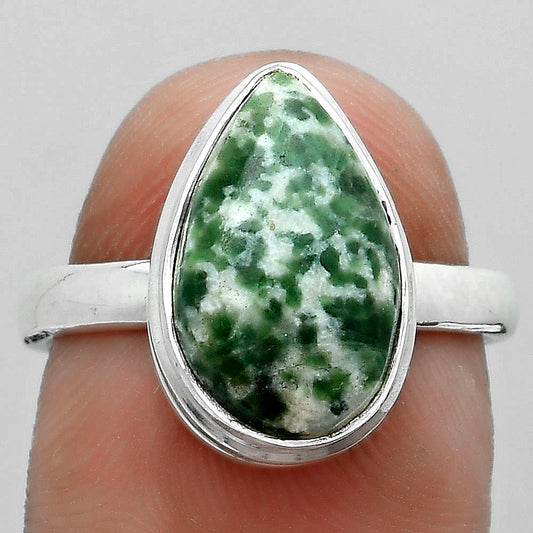 Natural Dioptase Ring size-8 R-1007 SDR181055