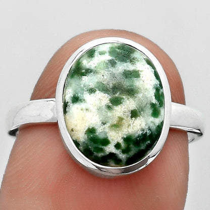 Natural Dioptase Ring size-8 R-1007 SDR181063