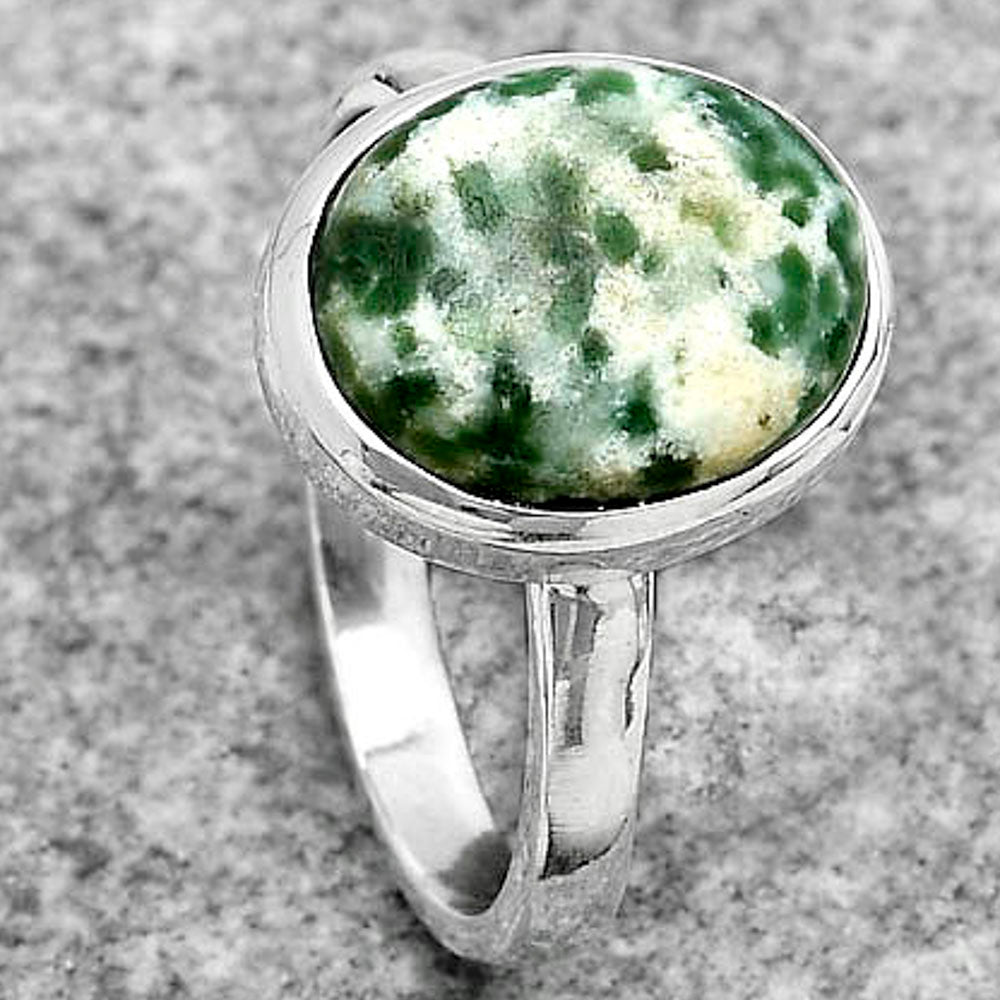 Natural Dioptase Ring size-8 R-1007 SDR181063