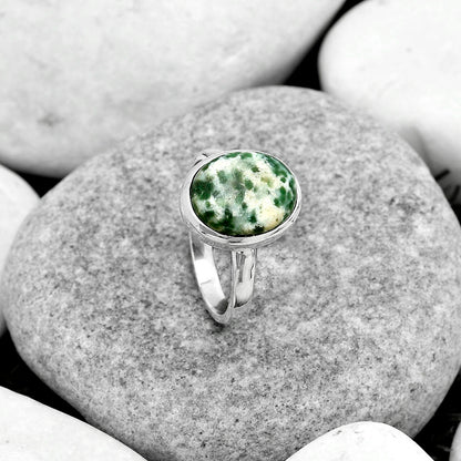 Natural Dioptase Ring size-8 R-1007 SDR181063