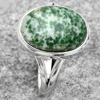 Natural Dioptase Ring size-7.5 R-1008 SDR181083