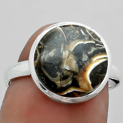 Natural Turtella Jasper - USA Ring size-8.5 R-1007 SDR181118