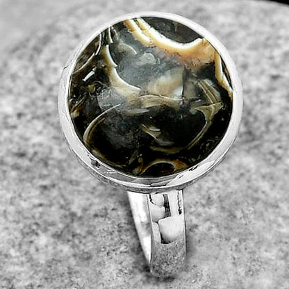 Natural Turtella Jasper - USA Ring size-8.5 R-1007 SDR181118