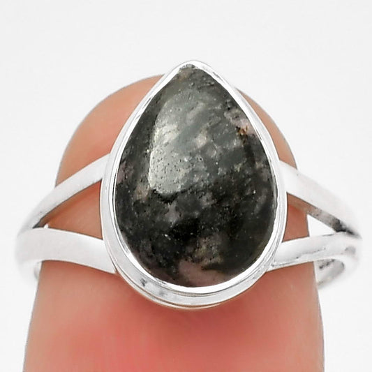 Natural Rhodonite Ring size-7 R-1008 SDR181197