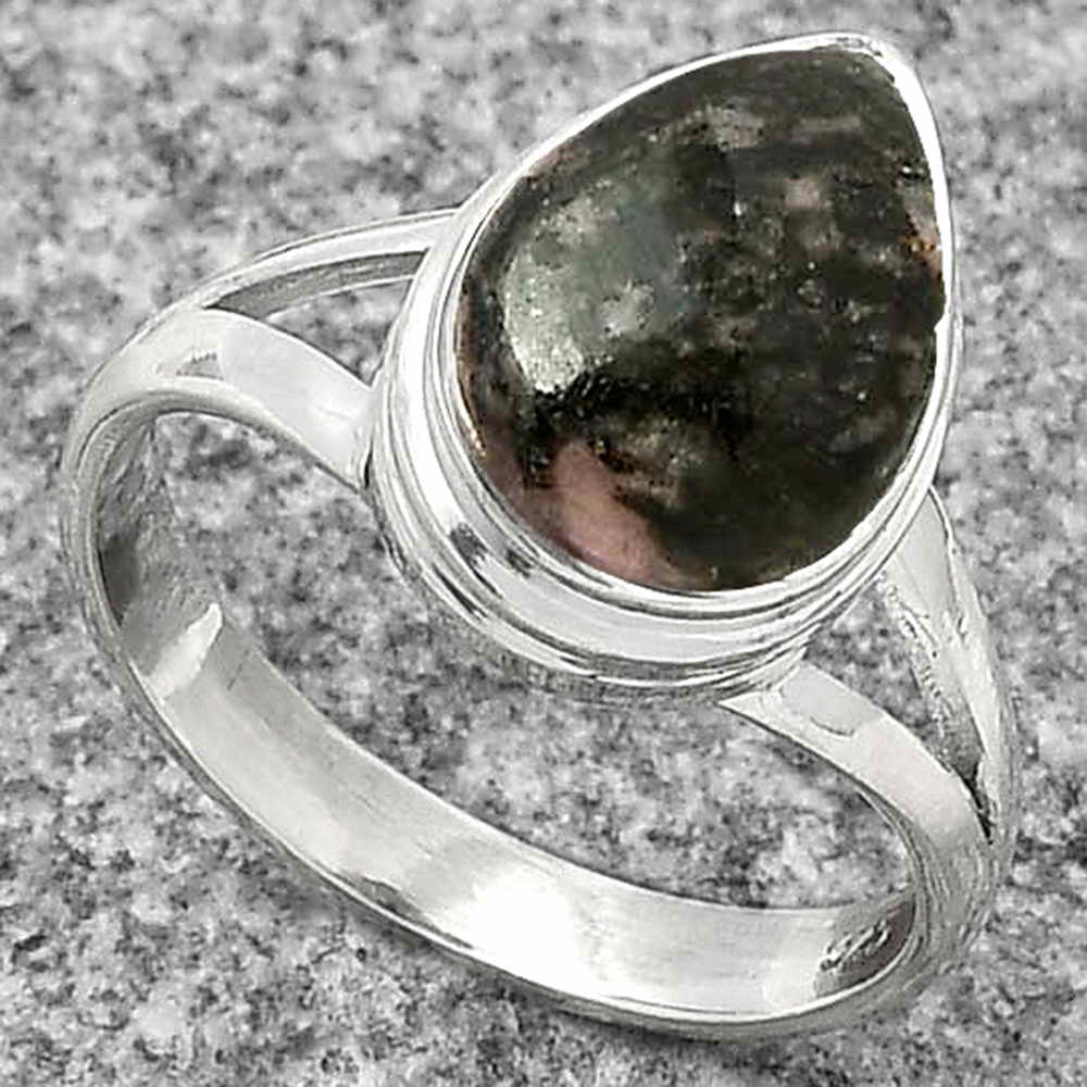Natural Rhodonite Ring size-7 R-1008 SDR181197