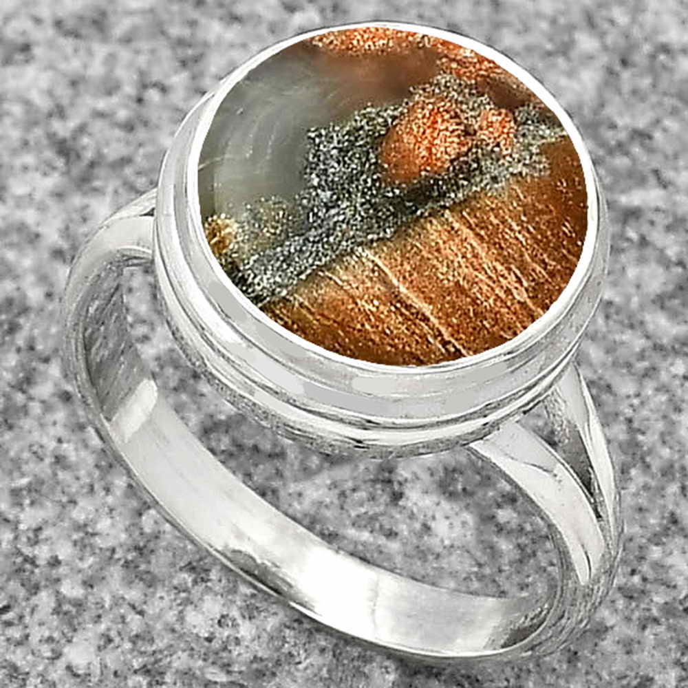 Natural Tabu Jasper Ring size-8 R-1008 SDR181199