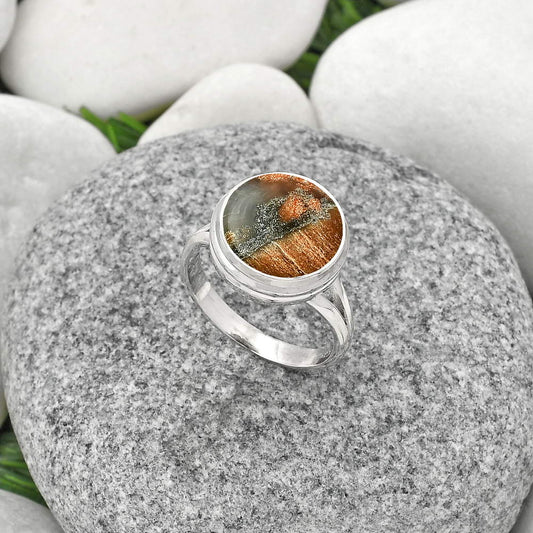 Natural Tabu Jasper Ring size-8 R-1008 SDR181199