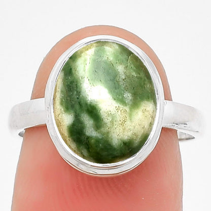 Natural Dioptase Ring size-8 R-1007 SDR181205