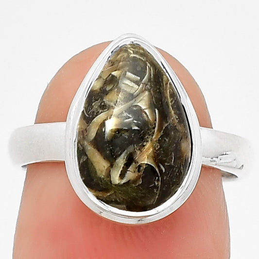Natural Turtella Jasper - USA Ring size-7 R-1007 SDR181206