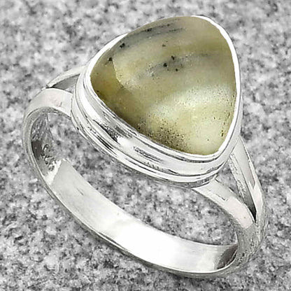 Natural Serpentine Ring size-7 R-1008 SDR181226