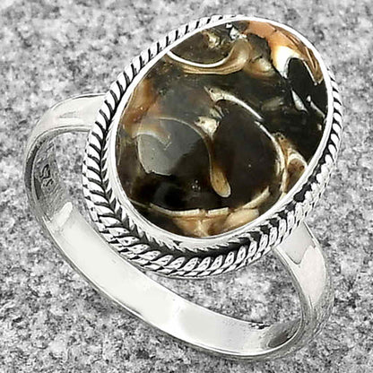 Natural Turtella Jasper - USA Ring size-8.5 R-1009 SDR181276
