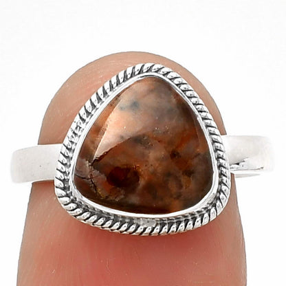Natural Purple Cow Jasper Ring size-7 R-1009 SDR181281