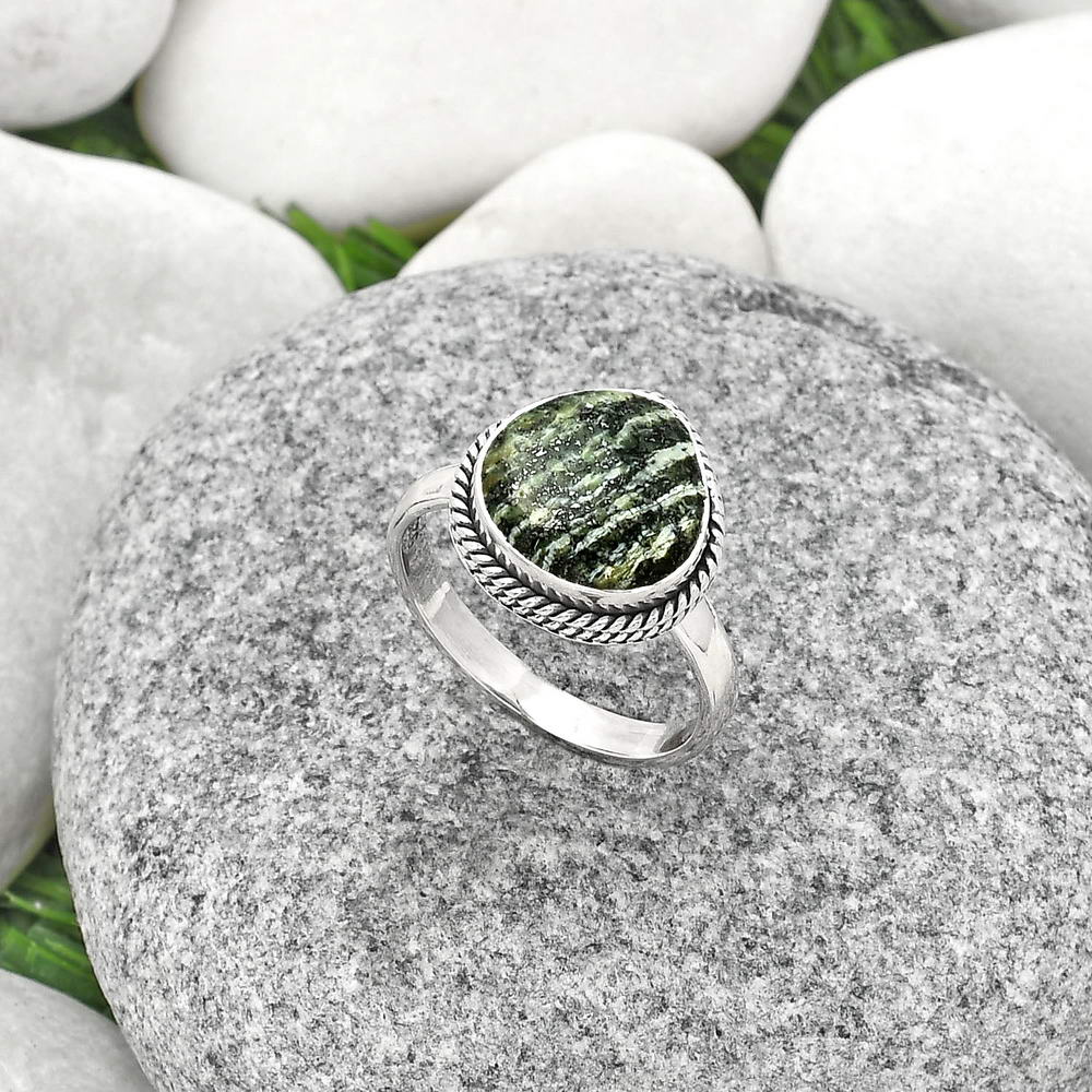Natural Chrysotile Ring size-7.5 R-1009 SDR181289