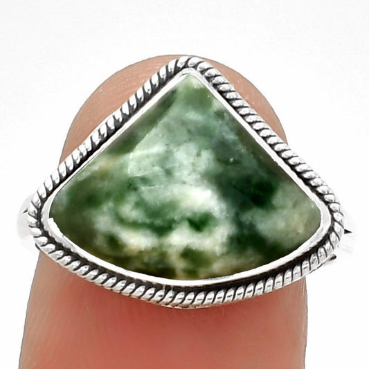 Natural Dioptase Ring size-8 R-1009 SDR181306