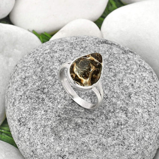 Natural Turtella Jasper - USA Ring size-8 R-1005 SDR181312