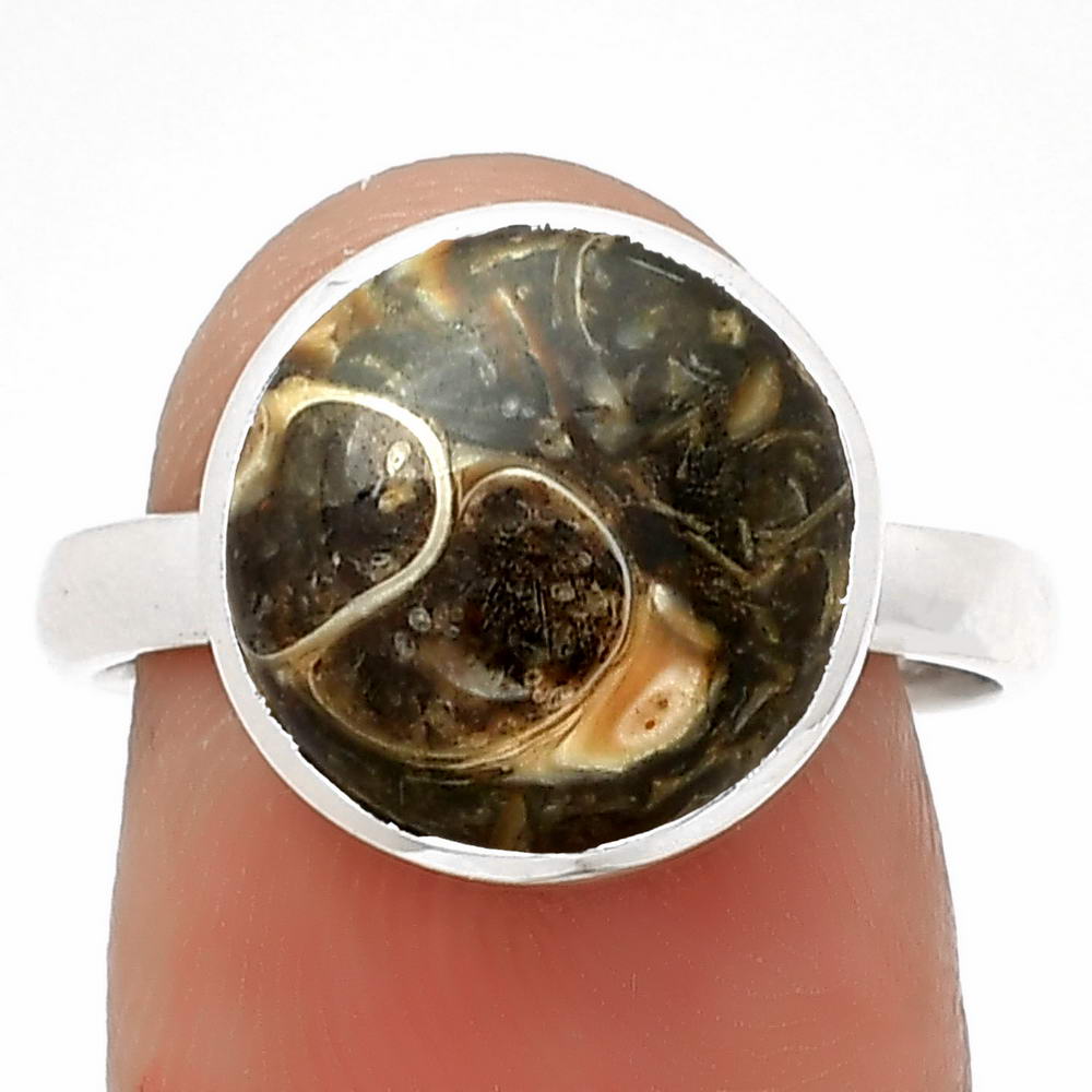 Natural Turtella Jasper - USA Ring size-8 R-1004 SDR181384
