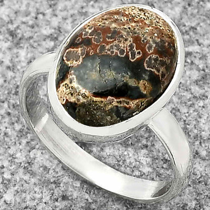 Natural Viper Skin Jasper Ring size-7 R-1004 SDR181490