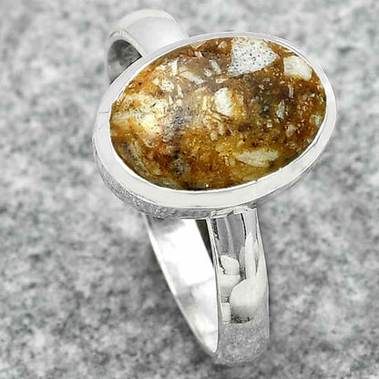 Natural Wild Horse Jasper Ring size-8.5 R-1004 SDR181527