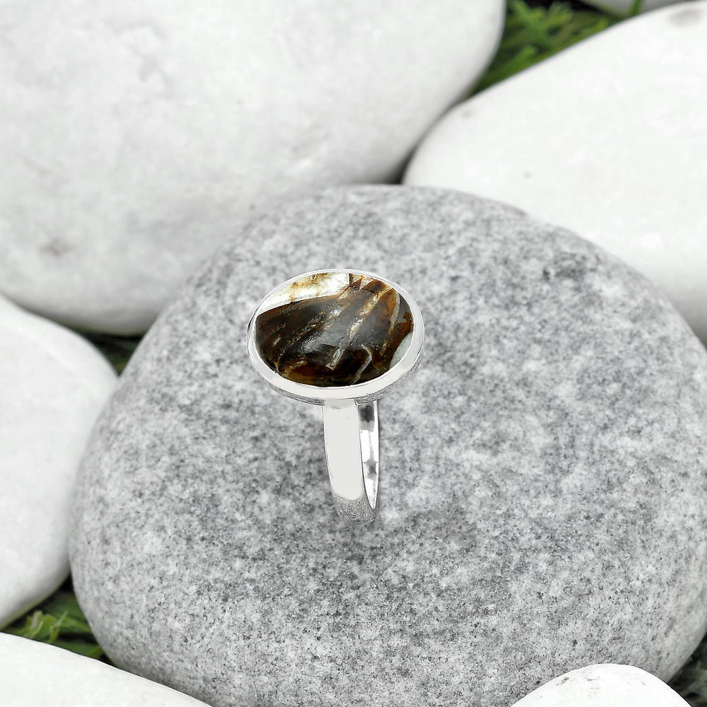 Natural Wild Horse Jasper Ring size-8 R-1004 SDR181533