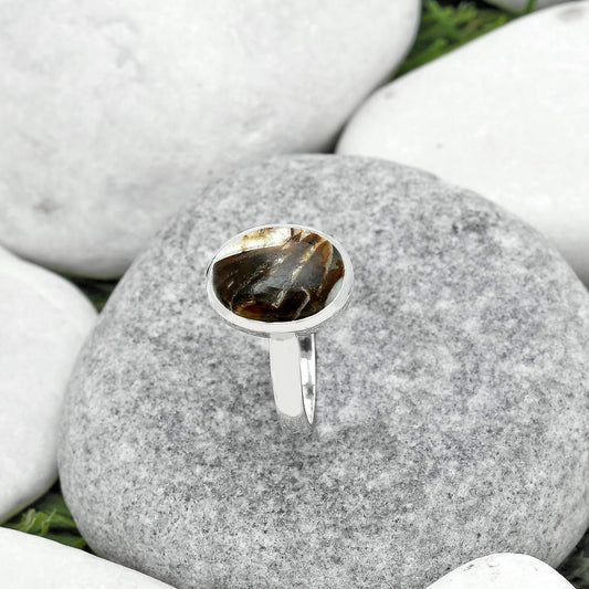 Natural Wild Horse Jasper Ring size-8 R-1004 SDR181533